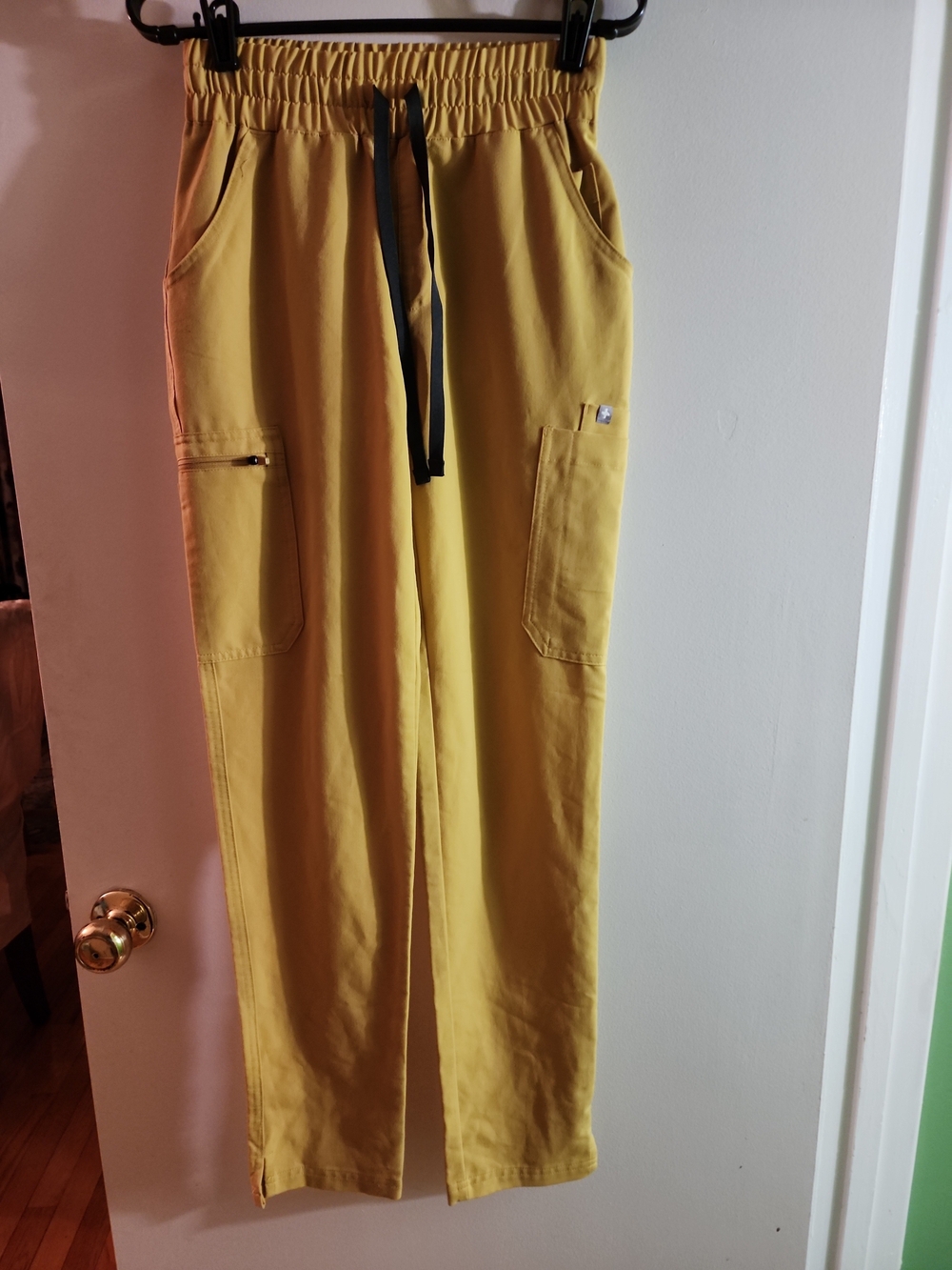 Figs Yola Skinny Leg Light Gold Women's Scrub Pants